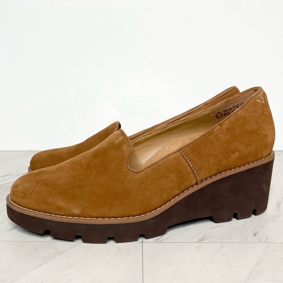 Vionic Willa Wedge Brown Loafer 9 1/2 - Picture 1 of 16